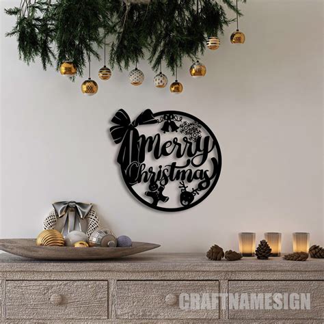 merry christmas house metal art|Christmas Metal Wall Art You'll Love .